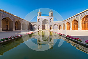 Nasir al-Mulk Mosque in Shiraz, Iran