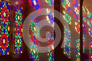 Nasir al-Mulk Mosque in Shiraz, Iran