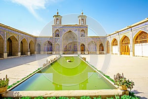 Nasir al-Mulk Mosque in Shiraz, Iran