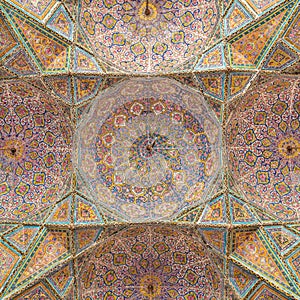 Nasir al-Mulk Mosque in Siraz, Iran