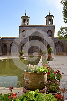 Nasir-ol-Molk Mosque also known as the Pink Mosque is a traditional mosque in Shiraz, Iran.