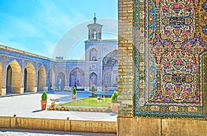 The Pink Mosque of Shiraz, Iran