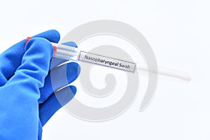 Nasopharyngeal swab from patient for COVID-19 testing