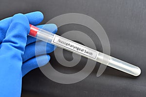 Nasopharyngeal swab from patient for COVID-19 testing