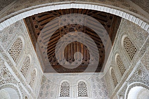 Nasrid Palace Architecture in Granada Spain