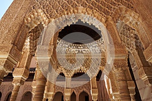 Nasrid Palace Architecture in Granada Spain