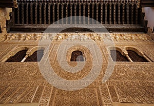 Nasrid Palace - Comares Palace in Alhambra in Granada, Spain