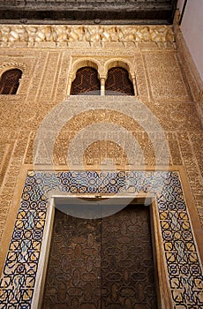 Nasrid Palace - Comares Palace in Alhambra in Granada, Spain photo