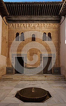 Nasrid Palace - Comares Palace in Alhambra in Granada, Spain photo