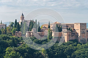 Nasrid Palaces and Alcazaba, Alhambra, Granada photo