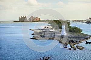 Nassau bahamas and lighthouse
