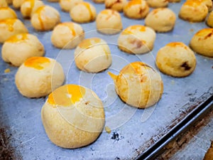 Nastar cake or pineapple cake, one of the home-made cakes during Eid Mubarak in Indonesia