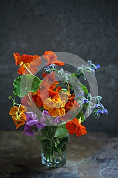 Nasturtium bouquet