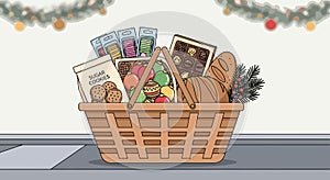 Christmas Gift Basket â Holiday Treats for Merry Christmas