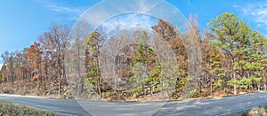 Natchez Trace Parkway Autumn Panorama 2016.