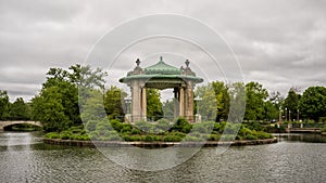 Nathan Frank Memorial Bandstand in Forest Park in Saint Louis, Missouri.