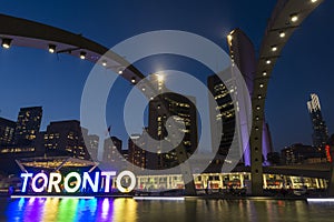 Nathan Phillips Square and City Hall on Toronto