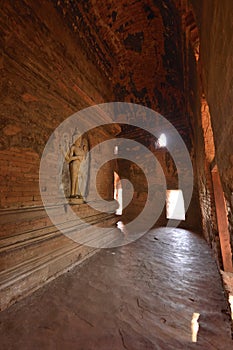 Nathlaung Kyaung Temple engraved wall