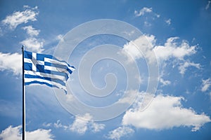 Nation flag of Greece