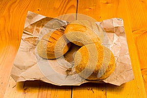 national Adyghe cheese homemade on a wooden table