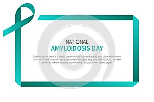 National Amyloidosis Day background
