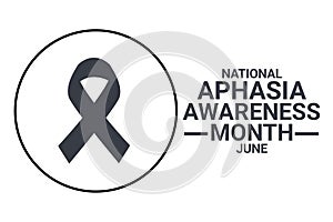 National Aphasia Awareness Month June