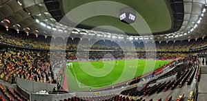 National Arena in Bucharest before Romania-Denmark friendly match
