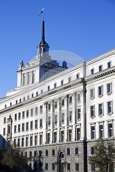 National Assembly building in Sofia, Bulgaria