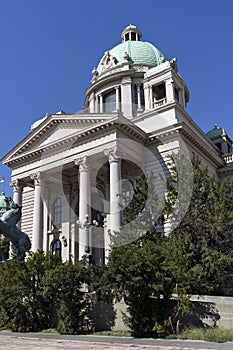 National Assembly of the Republic in city of Belgrade, Serbia