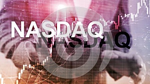 NASDAQ. National Association of Securities Dealers Automated Quotation. photo
