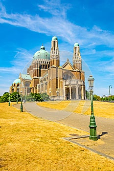 National basilica of sacred heart of Koekelberg in Brussels, Belgium