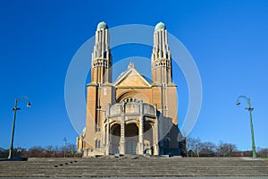 The National Basilica of the Sacred Heart Koekelberg in Brussels, Belgium