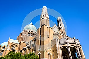 The National Basilica of the Sacred Heart in Koekelberg in Brussels-Capital region, Belgium