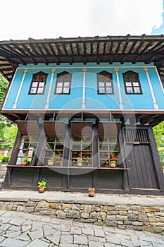 National Bulgarian Architecture in the ethnographic complex `Etera` in Bulgaria