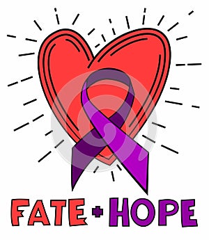 National cancer survivor month. Hope, support concept. photo