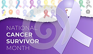 National Cancer Survivors Month Illustration