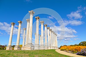 National Capitol Columns at sunset