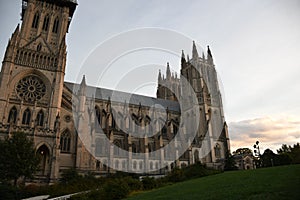 National Cathedral in Washington DC Side View