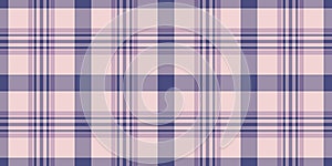 National check textile seamless, stripe fabric pattern vector. Decorating texture plaid tartan background in pastel and light