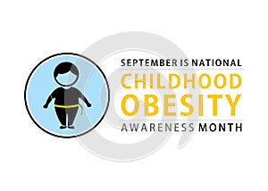 National Childhood Obesity Awareness month