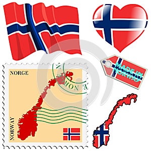 National colours of Norway