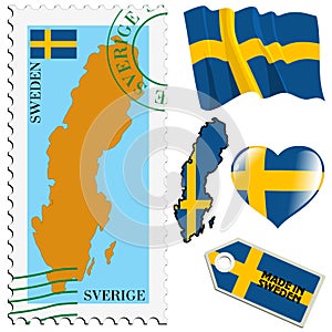 National colours of Sweden