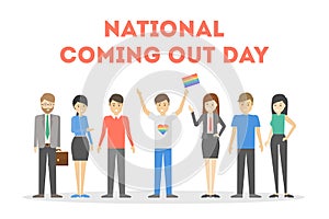 National coming out day.