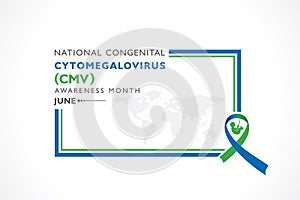 National Congenital Cytomegalovirus Awareness month observed in June every year, it is the most common infectious cause of birth photo