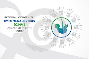 National Congenital Cytomegalovirus Awareness month observed in June every year, it is the most common infectious cause of birth photo