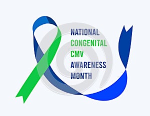 National Congenital Cytomegalovirus Awareness Month. Vector