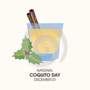 National Coquito Day vector