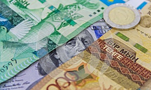 The national currency of Kazakhstan is tenge, American dollar, dollar exchange rate