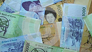 National Currency of South Korea - Korean Won Money KRW