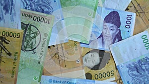 National Currency of South Korea - Korean Won Money KRW